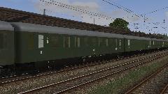 Sch�rzenwagen D-Zug Zweiter Klasse B�e366 der DB in Epoche 4