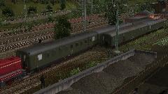 Sch�rzenwagen abgestellt und ausgemustert der DB in Epoche 4