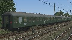 UIC D-Zugwagen der ersten Generation Bm232 (Sitzwagen 2.Klasse) DB, gr&uuml;ne Farbgebung (V15NSK20246 )