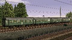 Dreiachsige Umbauwagen zweiter Klasse der DB in Epoche IV