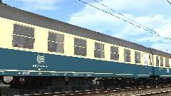 D-Zugwagen der DB in ozeanblau-beige � Sonder-Set �Interzonenzugverkehr� Epoche 4b