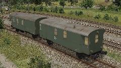 G&uuml;terzuggep&auml;ckwagen als sog. Vorstell- oder Befehlswagen der DB in Epoche 4 (V15NSK20284 )