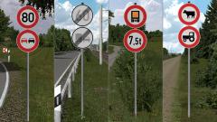 Verkehrszeichen nach StVO ab 1992 � Vorschriftszeichen Set 2 