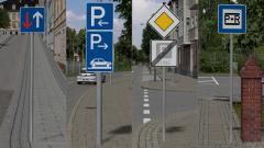 Verkehrszeichen nach StVO ab 1992 � Richtzeichen Set 1