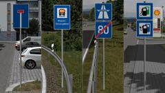 Verkehrszeichen nach StVO ab 1992 � Richtzeichen Set 2 (V15NTU10055 )