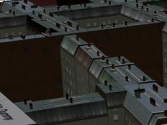 Mietskasernen - Modulsystem Set 2: 4 Eckh�user mit beweglichen Geb�udefl�geln, Hinterh�user