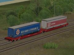 Zweiteiliger Taschentragwagen Typ Sdggmrss Nacco Set1 (V60NDB10413 )