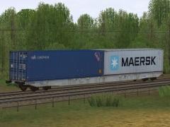 Vierachsiger Containertragwagen Typ Sggnss BoxXpress (V60NDB10419 )