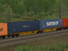 Zweiteiliger Containertragwagen Typ Sggmrss CLIP (V60NDB10430 )