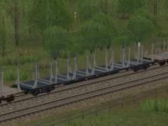 Vierachsiger Rungenwagen Typ Snps ERR Set1 (V60NDB10433 )