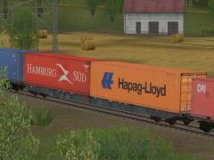 Containertragwagen Typ Sggnss Ermewa (V60NDB10461 )