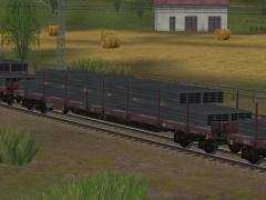 Vierachsige Flachwagen Typ Rs 684 CFL Cargo braun (V60NDB10480 )