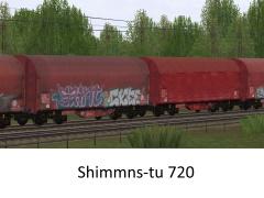 Planenwagen Typ Shimmns-tu 720 DBAG/Nacco Set1 (V60NDB10487 )