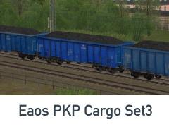 Vierachsige offene G&uuml;terwagen Typ Eaos PKP Cargo Set3 (V60NDB10498 )