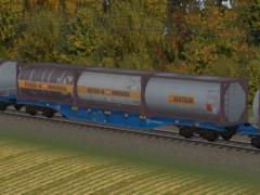 Vierachsiger Containertragwagen Typ Sgnss Eurowagon (V60NDB10543 )