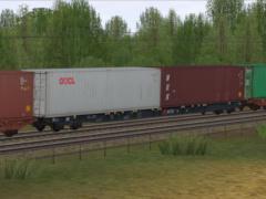Vierachsiger Containertragwagen Typ Sggnss AITX (V60NDB10545 )