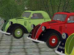 Kleinwagen-Oldtimer aus Italien (V60NFF10079 )