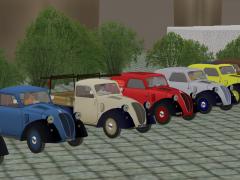 Kleintransporter-Oldtimer aus Italien (V60NFF10080 )