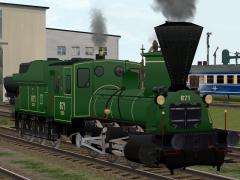 G�terzug-Dampflokomotive GKB 671