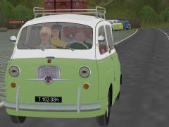Kleinwagen-Oldtimer aus Italien (V60NFF10115 )