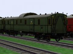 KPEV - Eilzug-Gep�ckwagen, Pw4 pr04 - Set 2