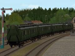 DRG - 3.Klasse Eilzugabteilwagen, C4 pr-12 - Set 2 (V60NHB40074 )