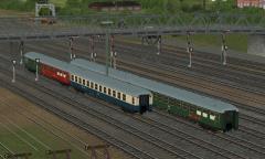 DB-Halbspeisewagen der Bauart CR/BR4ymg-51 (sp�ter BRyl 446), Set 3
