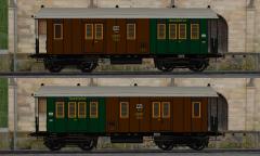 Langenschwalbacher Wagen der KPEV Gattung PwPost4i pr91 (V60NHB40099 )