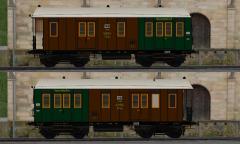 Langenschwalbacher Wagen der KPEV Gattung PwPost4i pr11 (V60NHB40101 )