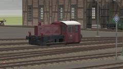 Kleinlokomotive 323 102-4 K�f 2 mit geschl. F�hrerhaus