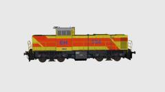 2 x MaK DE1002 der Eisenbahn u. H&auml;fen (V60NSB40025 )