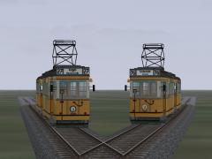 Strassenbahn TW24 gelb_weiss