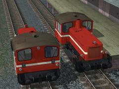 Diesel-Loks K�f III der DB in Epoche III