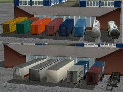 Auflieger-Set als Immobilien
