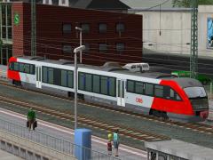 2 Dieseltriebwagen der Baureihe VT5022 der �BB - Set1