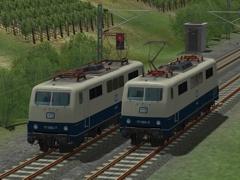 E-Loks der Baureihe E111 der DB EP III + IV