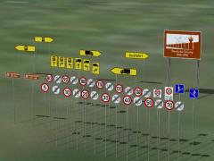 Verkehrsschilder Set 4