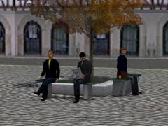 Sitzende M�nner Set 01