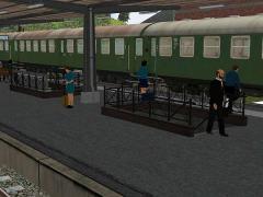 Bahnsteigtreppen f�r Bahnsteige der Epoche III