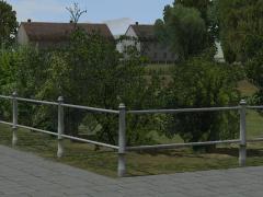 Metallgel�nder und Absperrungen