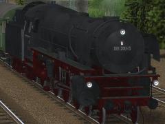 DB 001 200-5 mit Neubaukessel und T34 Kohletender