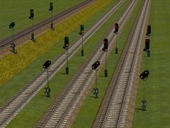 Einfahrsignal der DB ab 1948, ohne Mastschild und Indusi (V70NRS30001 )
