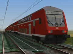 Doppelstockwagen zweite Generation in verkehrsrot f�r 140km/h in Ep. VI