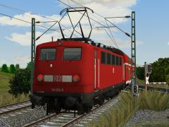 E-Loks DBAG BR 141 mit Einzellampen - verkehrsrote Lackierung Ep V (V70NSK2872 )