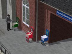 Zeitungsverkaufsbox Set - dreiteilig
