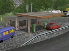 Bausatz Tankstelle