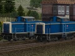 Dieselloks V100 der DBAG in Ep. V