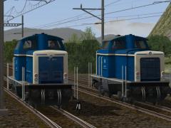 Dieselloks der BR V100 in Epoche IV