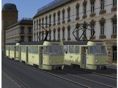 Stra�enbahn Tatra T4D + B4D