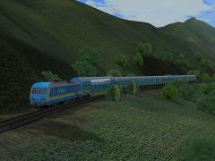Alex_Zug (Diesellok 223 067 und 5 Personenwagen)